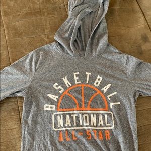 Boys long sleeve basketball shirt